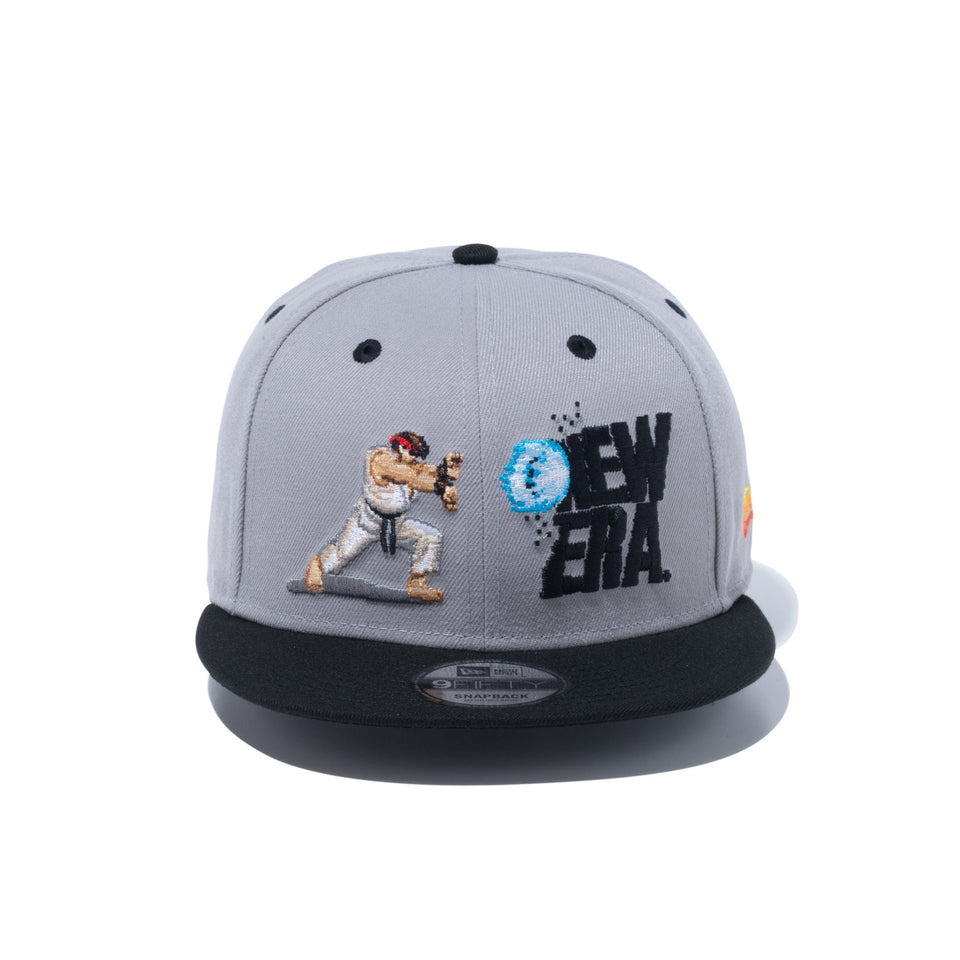 9FIFTY STREET FIGHTER II ストリートファイターII リュウ グレー ブラックバイザー - 14125281-SM | NEW ERA ニューエラ公式オンラインストア