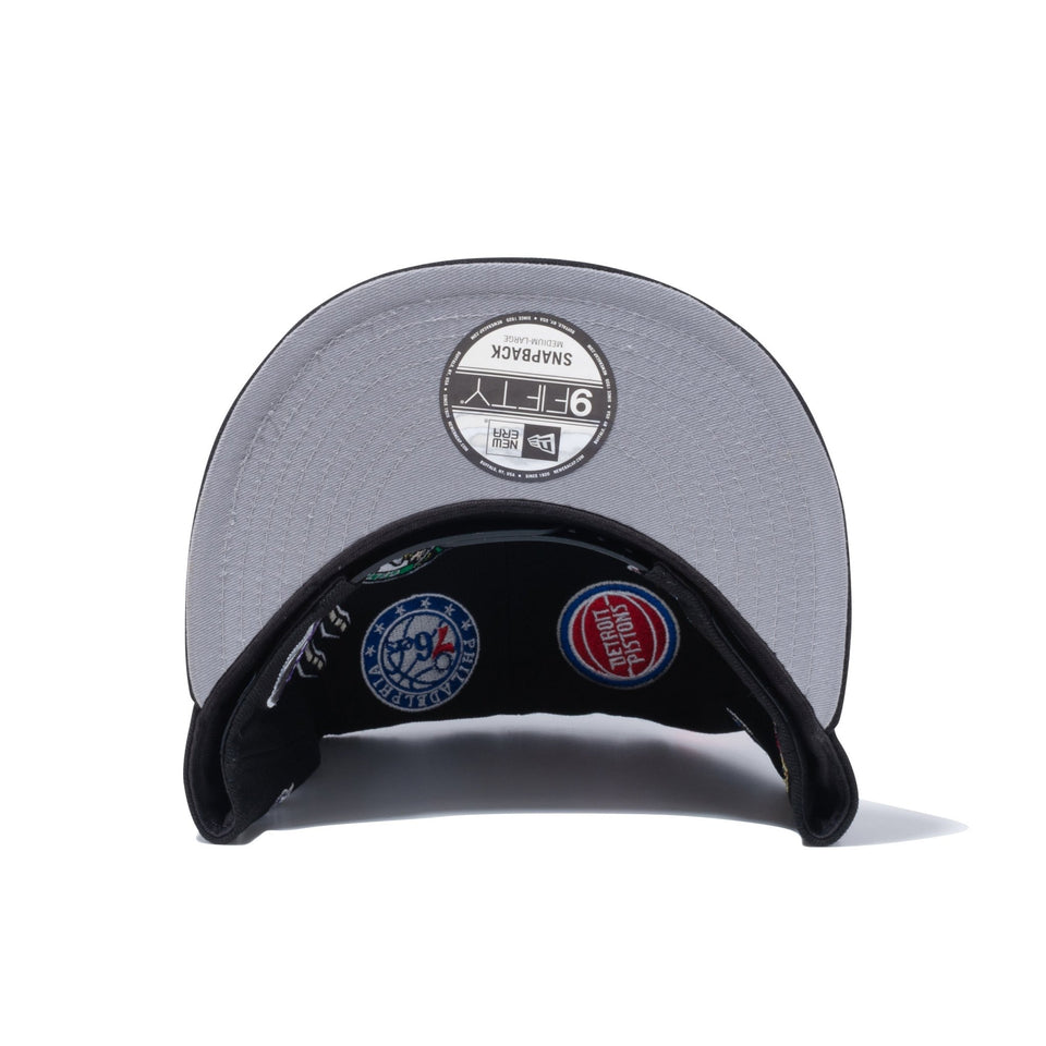 9FIFTY Team Logo Allover NBA ブラック | ニューエラオンライン