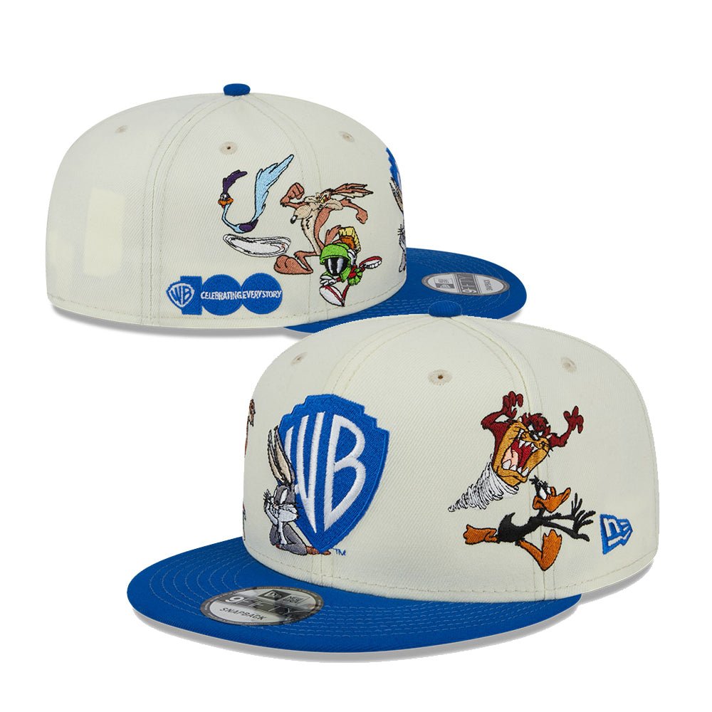 9FIFTY Warner Brother's 100th Anniversary Shield Modern クローム