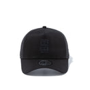 9FORTY A-Frame トラッカー バーチカルロゴ ブラック - 13059184-OSFM | NEW ERA ニューエラ公式オンラインストア