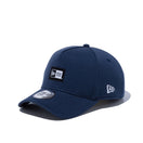 9FORTY A-Frame Basic Fabrics スウェット ウーブンパッチ ボックスロゴ ネイビー - 13328294-OSFM | NEW ERA ニューエラ公式オンラインストア