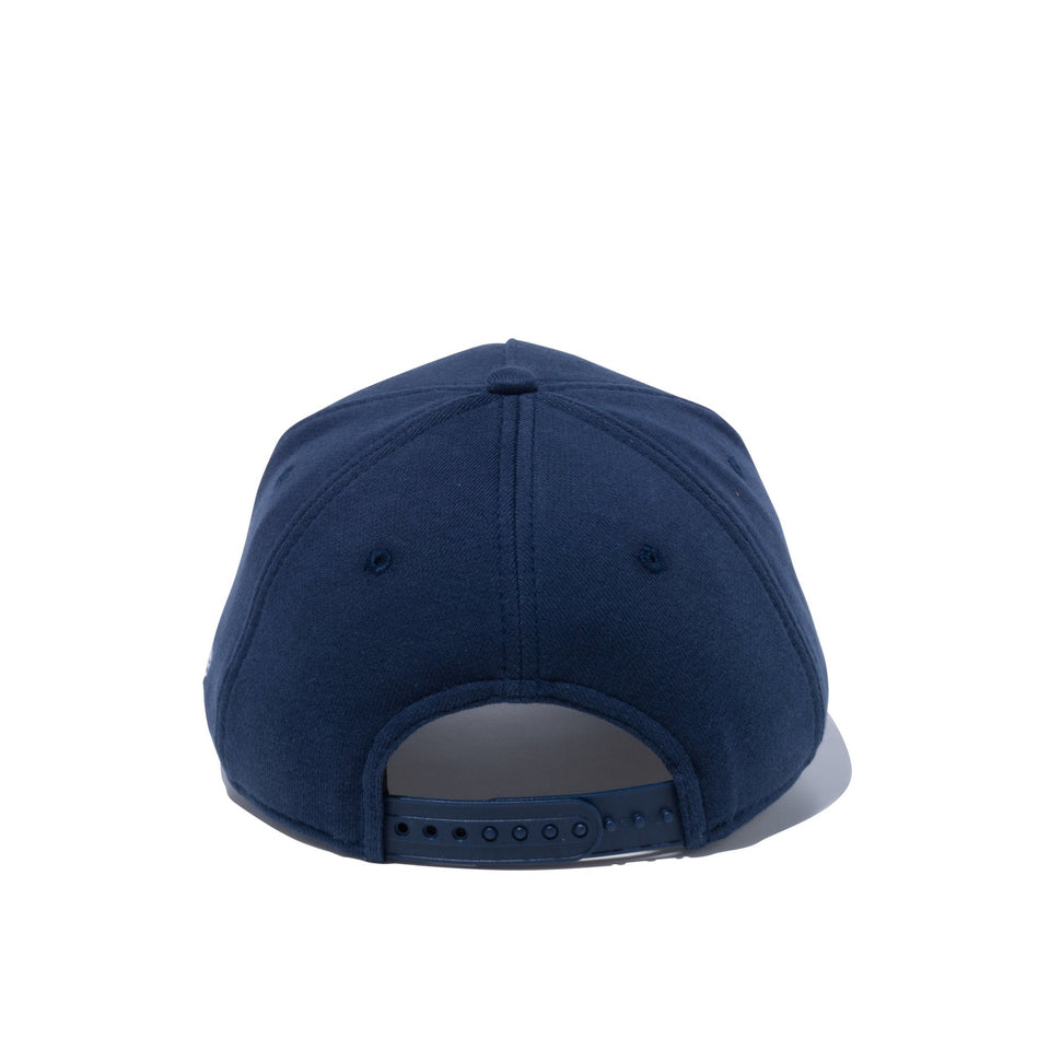 9FORTY A-Frame Basic Fabrics スウェット ウーブンパッチ ボックスロゴ ネイビー - 13328294-OSFM | NEW ERA ニューエラ公式オンラインストア