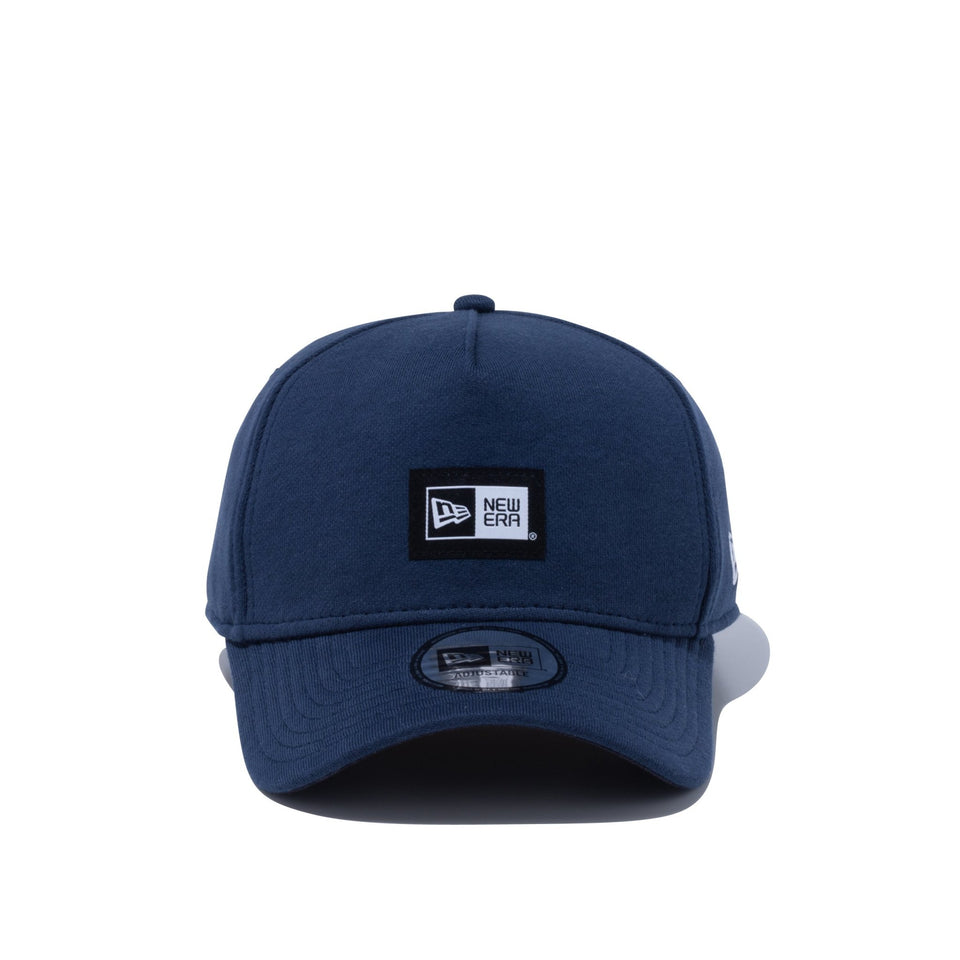 9FORTY A-Frame Basic Fabrics スウェット ウーブンパッチ ボックスロゴ ネイビー - 13328294-OSFM | NEW ERA ニューエラ公式オンラインストア