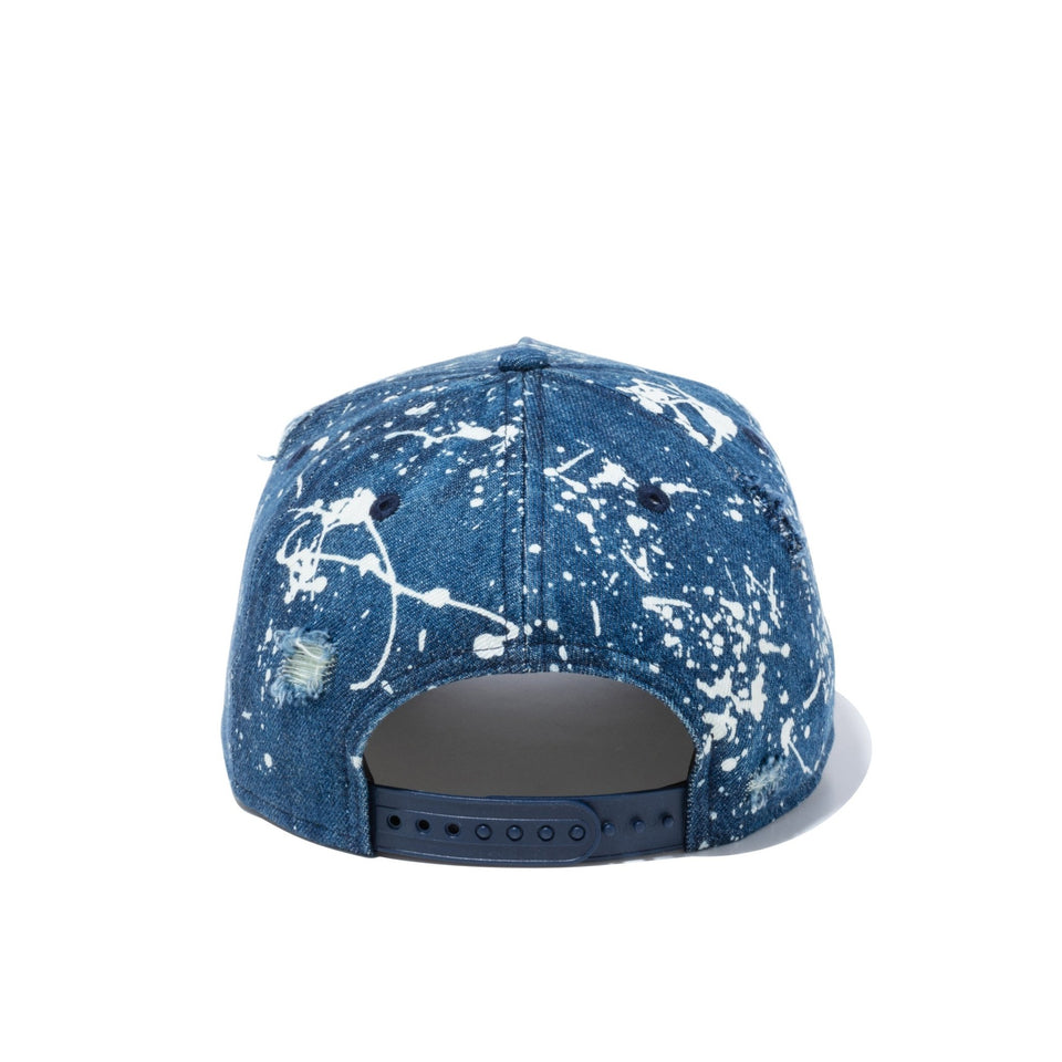 9FORTY A-Frame Damaged Denim ダメージドデニム ニューヨーク・ヤンキース - 13328284-OSFM | NEW ERA ニューエラ公式オンラインストア