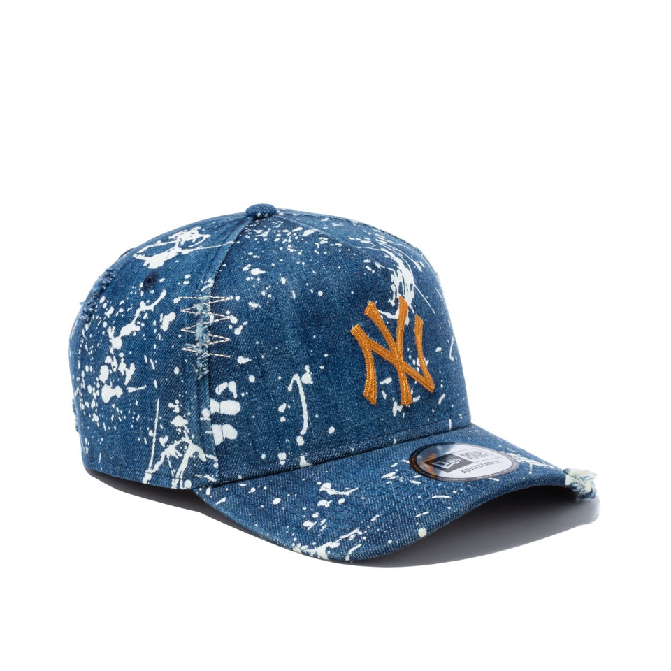 9FORTY A-Frame Damaged Denim ダメージドデニム ニューヨーク・ヤンキース - 13328284-OSFM | NEW ERA ニューエラ公式オンラインストア