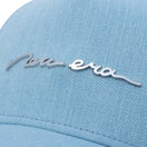 9FORTY A-Frame Handwritten Metal Logo メタルロゴ ウォッシュドデニム - 13328280-OSFM | NEW ERA ニューエラ公式オンラインストア