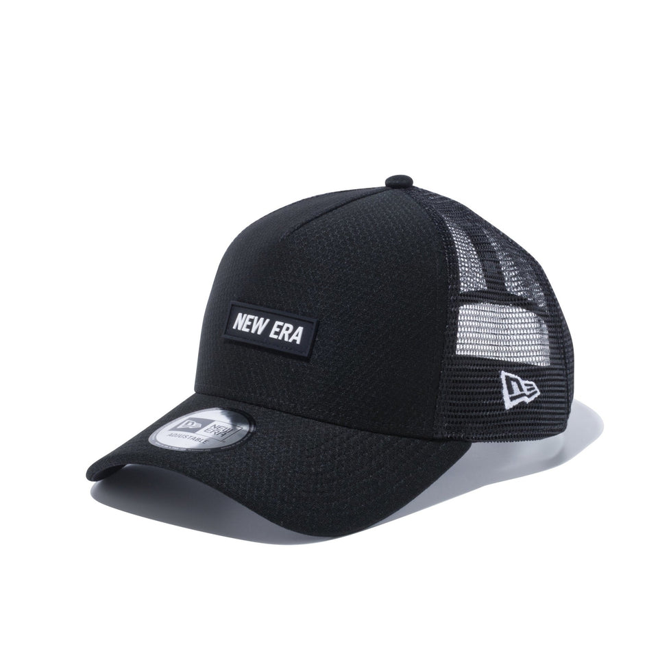 9FORTY A-Frame トラッカー ラバーロゴ Hex Tech NEW ERA ブラック × スノーホワイト - 12540618-OSFM | NEW ERA ニューエラ公式オンラインストア