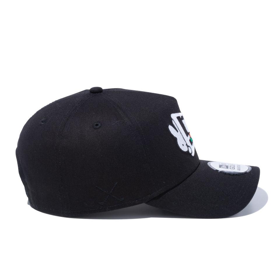 【ゴルフ】9FORTY A-Frame miffy ミッフィー フラッグロゴ ブラック - 13327904-OSFM | NEW ERA ニューエラ公式オンラインストア