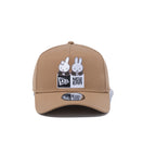 9FORTY A-Frame miffy ミッフィー ボックスロゴ カーキ - 13328266-OSFM | NEW ERA ニューエラ公式オンラインストア