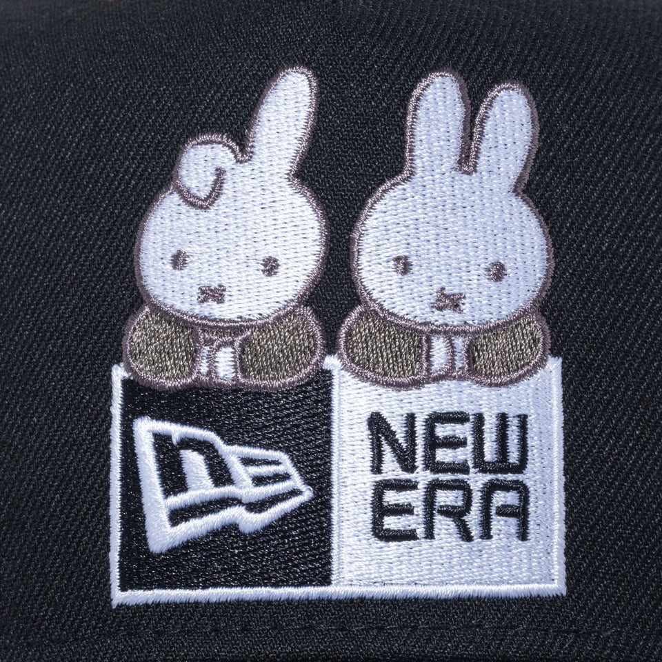 9FORTY A-Frame miffy ミッフィー ボックスロゴ ブラック | ニューエラ