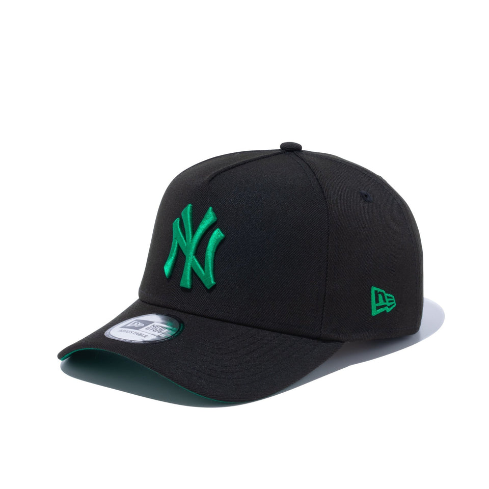 9FORTY A-Frame MLB Green Pack ニューヨーク・ヤンキース ブラック - 13328309-OSFM | NEW ERA ニューエラ公式オンラインストア