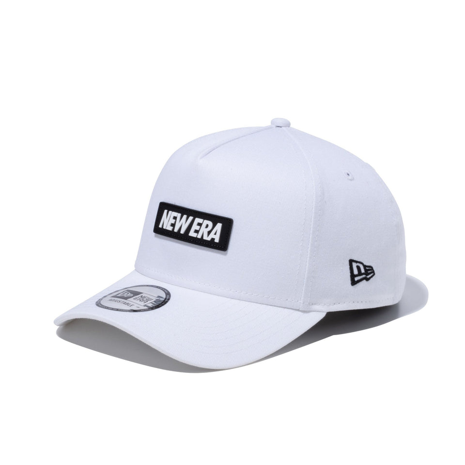 9FORTY A-Frame ラバーロゴ NEW ERA ホワイト | ニューエラオンライン