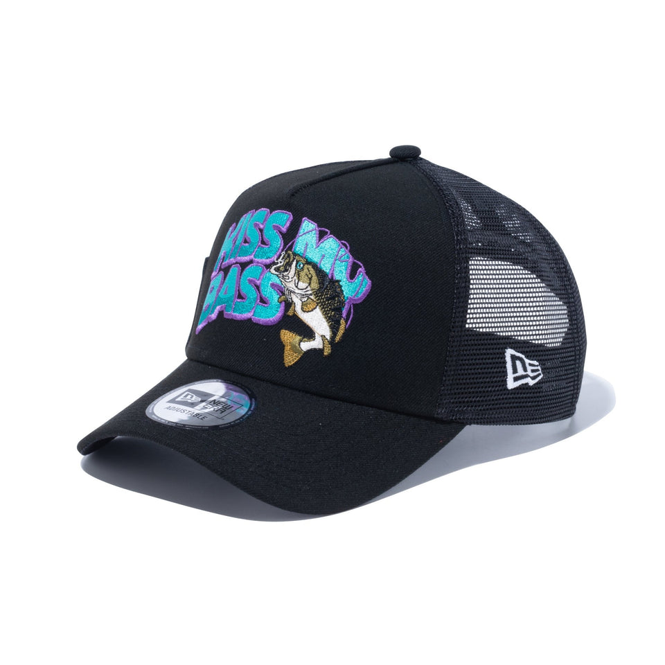 9FORTY A-Frame トラッカー New Era Angler's Club ブラック