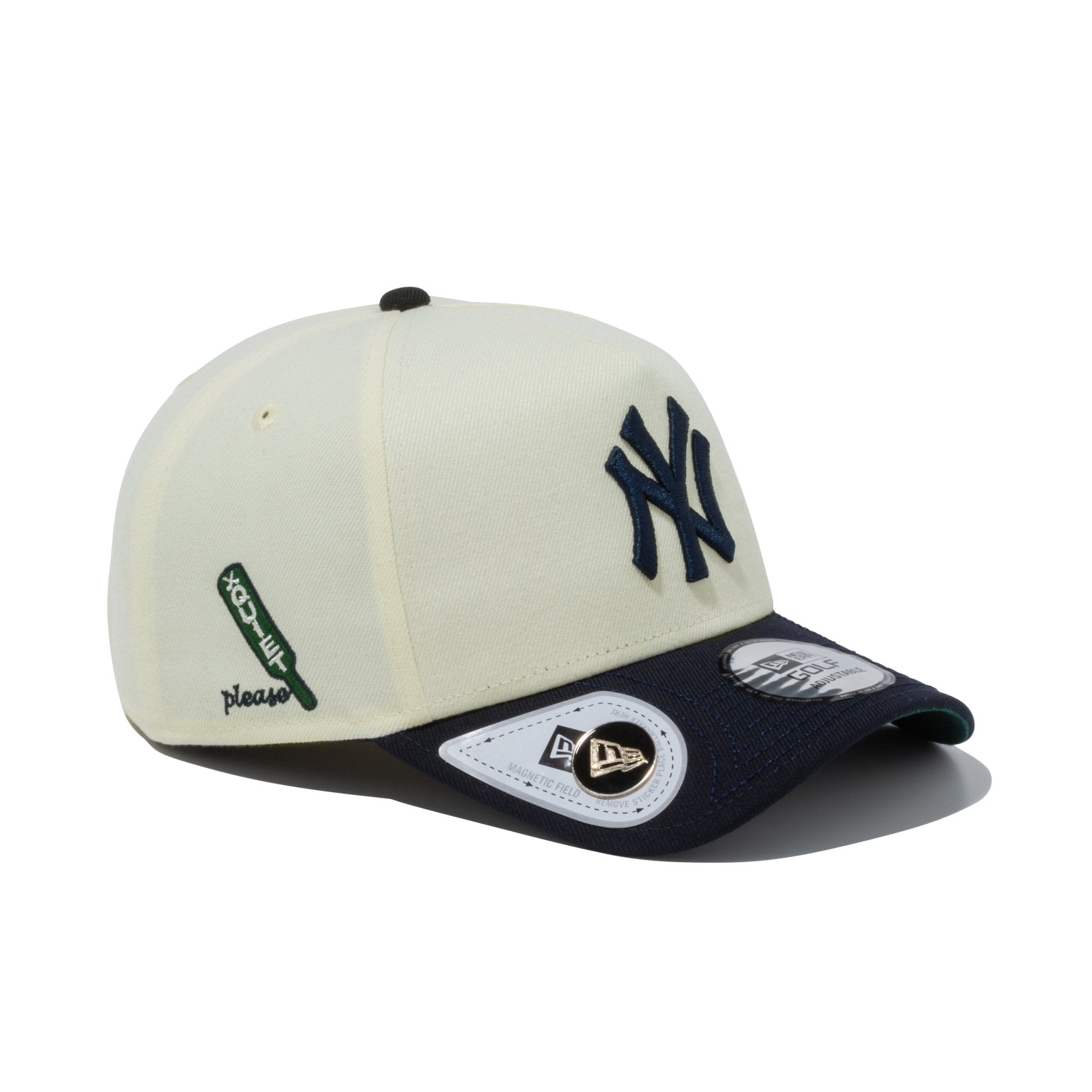 【ゴルフ】9FORTY A-Frame On Par New York Yankees ニューヨーク・ヤンキース クロームホワイト/ネイビー