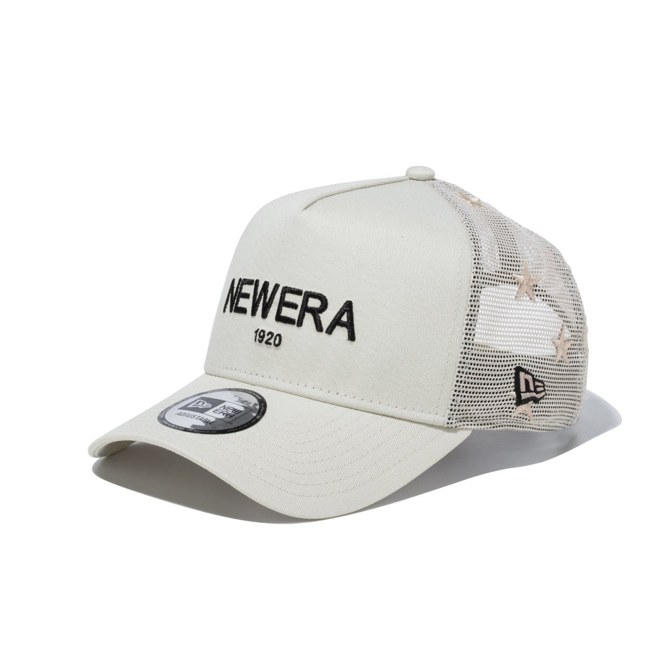 9FORTY A-Frame トラッカー Stars NEW ERA 1920 ストーン - 13515932-OSFM | NEW ERA ニューエラ公式オンラインストア