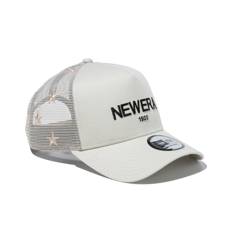 9FORTY A-Frame トラッカー Stars NEW ERA 1920 ストーン - 13515932-OSFM | NEW ERA ニューエラ公式オンラインストア