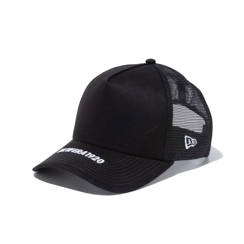 9FORTY A-Frame トラッカー Visor Logo NEW ERA 1920 ブラック