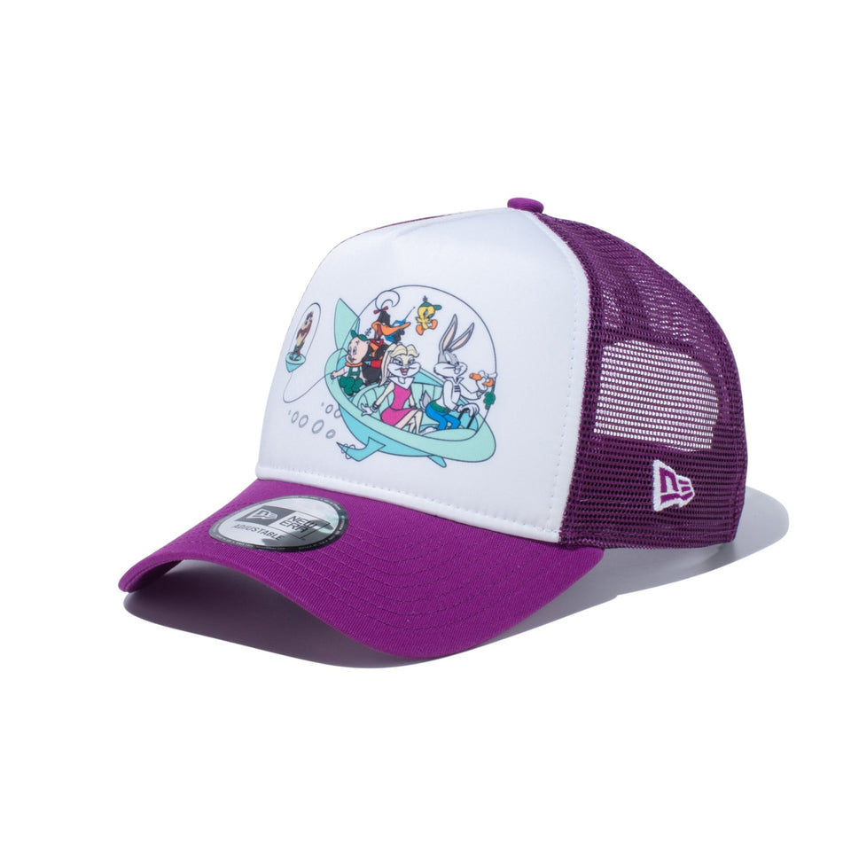 9FORTY A-Frame トラッカー WB 100th Year Looney Tunes x Retro Classics Mashup Pack パープル - 13732537-OSFM | NEW ERA ニューエラ公式オンラインストア