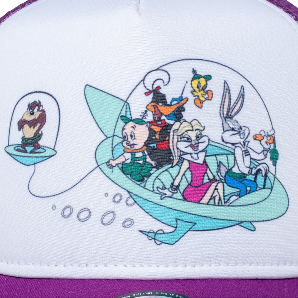 9FORTY A-Frame トラッカー WB 100th Year Looney Tunes x Retro Classics Mashup Pack パープル - 13732537-OSFM | NEW ERA ニューエラ公式オンラインストア