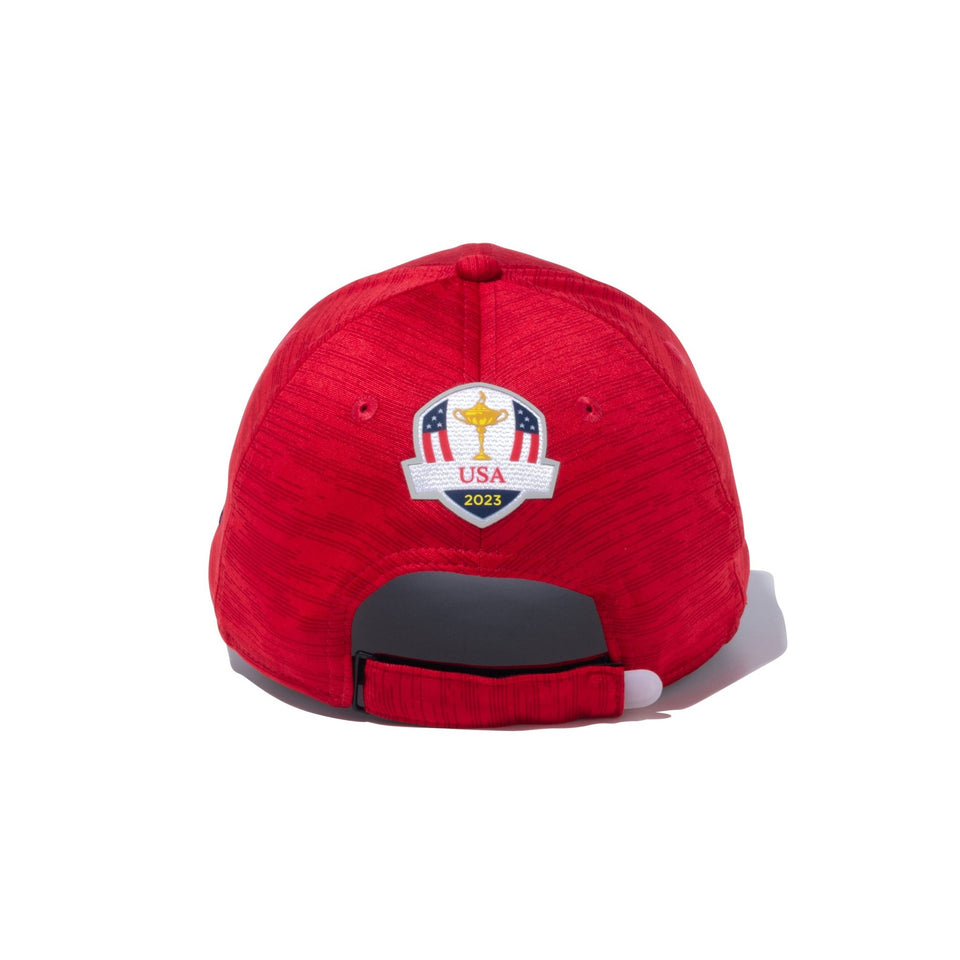 9FORTY RYDER CUP 2023 USA ストレッチ スカーレット - 13697304-OSFM | NEW ERA ニューエラ公式オンラインストア