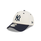 9FORTY Subway Series ニューヨーク・ヤンキース クロームホワイト ネイビーバイザー - 13577622-OSFM | NEW ERA ニューエラ公式オンラインストア