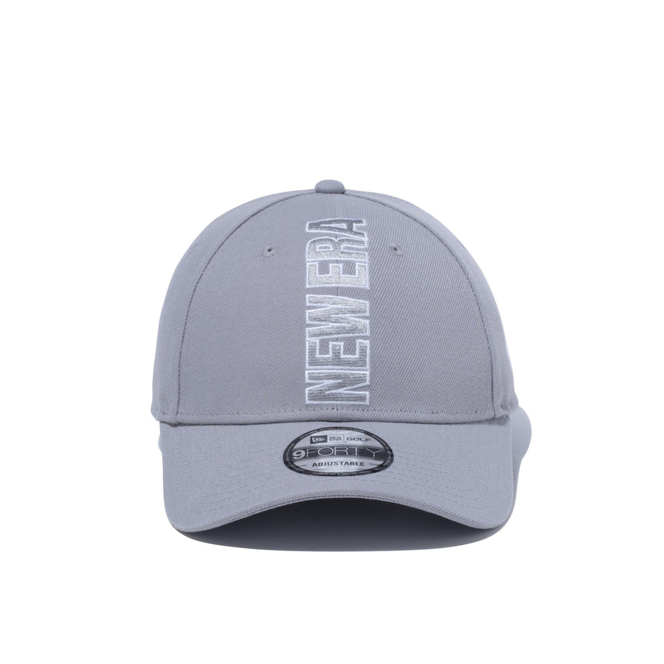 【ゴルフ】 9FORTY Vertical Logo バーチカルロゴ NEW ERA グレー - 13327924-OSFM | NEW ERA ニューエラ公式オンラインストア