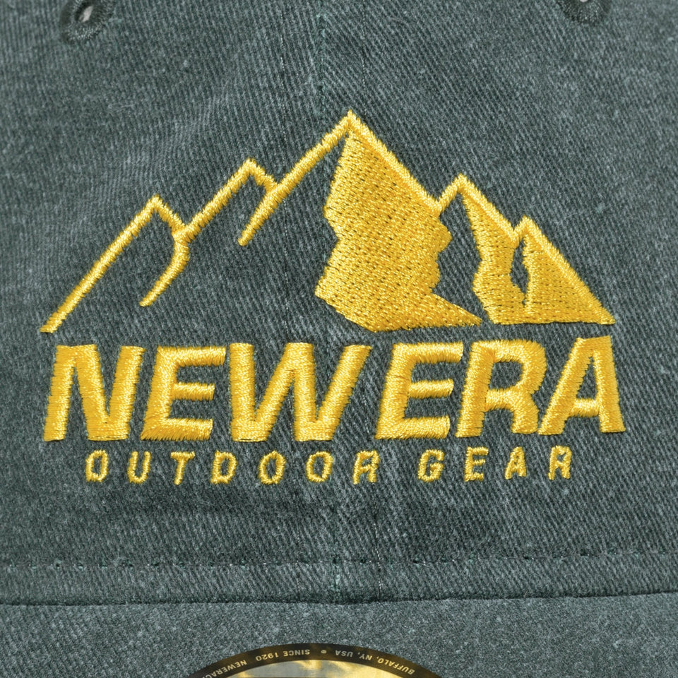 9THIRTY トラッカー Acid Wash New Era Outdoor Gear Logo グリーン