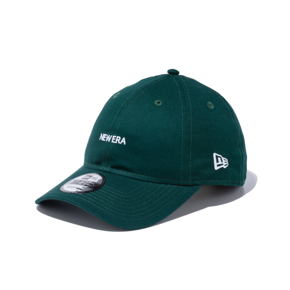 9THIRTY NEW ERA ミニロゴ ノンウォッシュコットン ダークグリーン