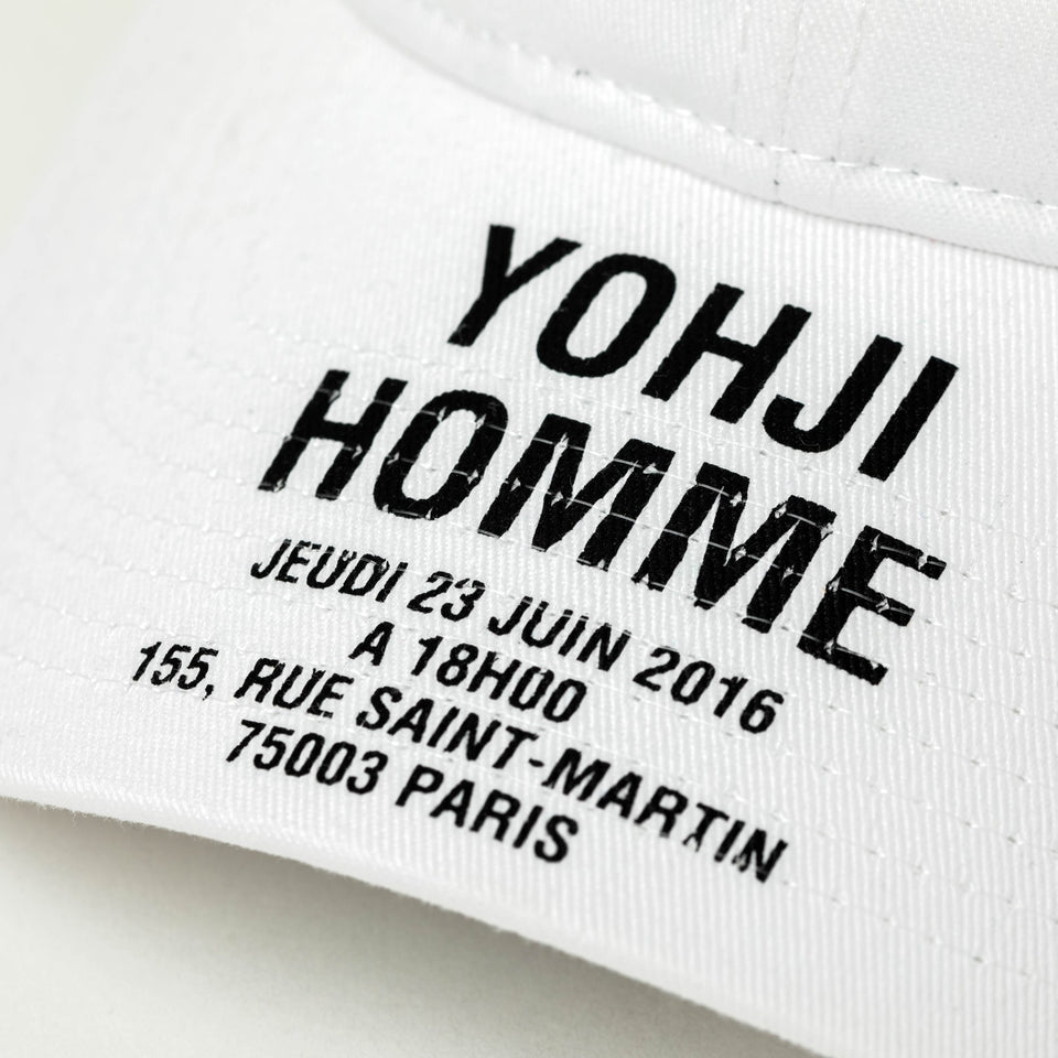 9THIRTY Yohji Yamamoto SS23 アドレスロゴ ホワイト | ニューエラ ...