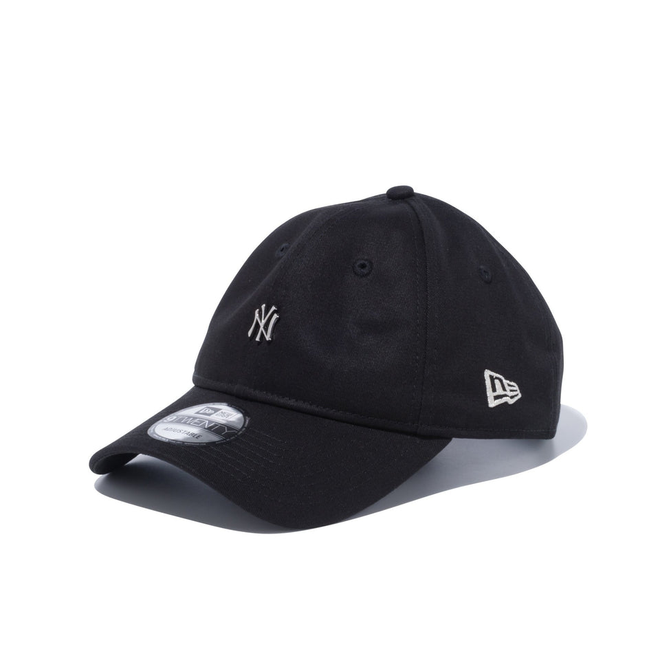 9TWENTY クロスストラップ ニューヨーク・ヤンキース メタルミニロゴ ブラック × シルバー - 12362235-OSFA | NEW ERA ニューエラ公式オンラインストア