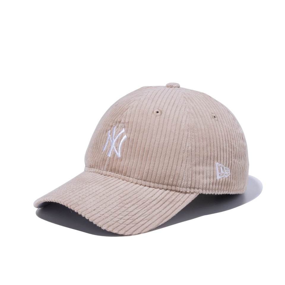 9TWENTY イージースナップ コーデュロイ ニューヨーク・ヤンキース ミッドロゴ ベージュ - 12854077-OSFM | NEW ERA ニューエラ公式オンラインストア