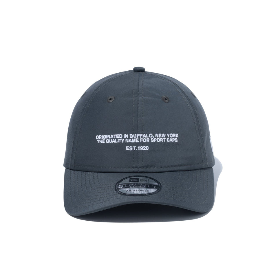 9TWENTY Fabric Series BREATHATEC チャコールグレー - 13745872-OSFM | NEW ERA ニューエラ公式オンラインストア