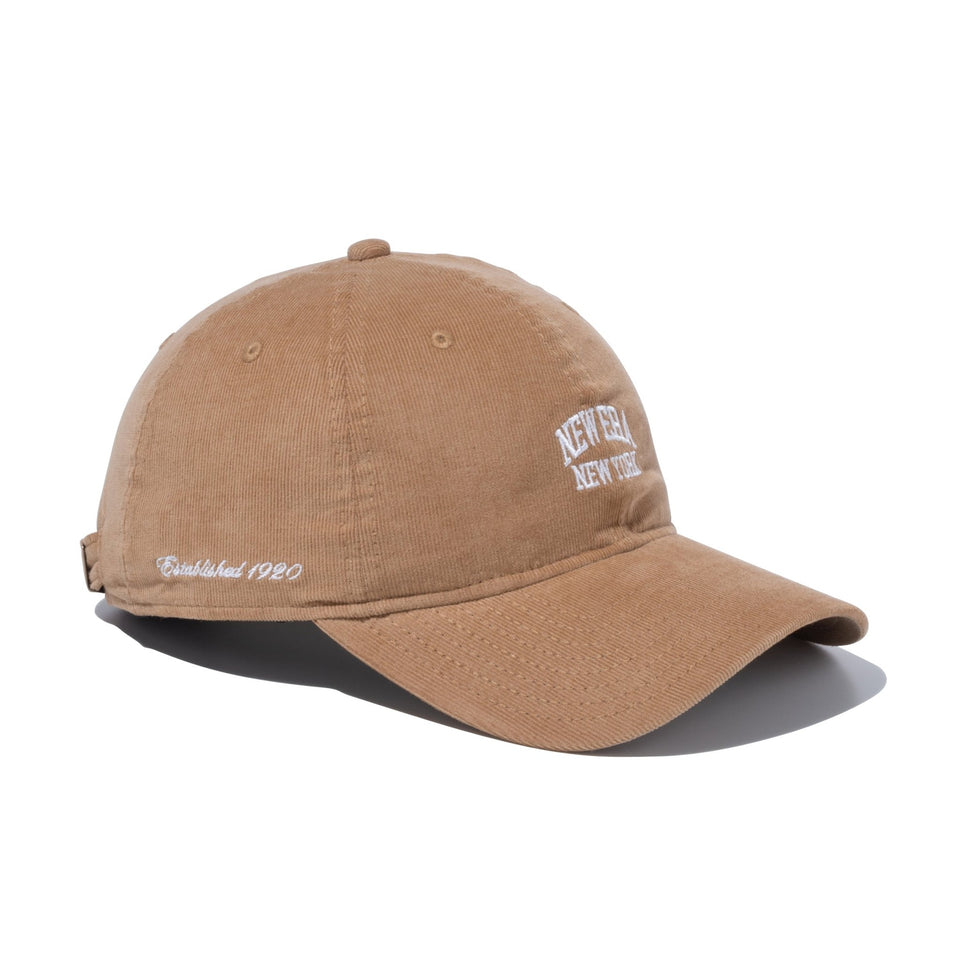 9TWENTY Micro Corduroy マイクロコーデュロイ アーチロゴ Mベージュ - 13750680-OSFM | NEW ERA ニューエラ公式オンラインストア