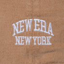 9TWENTY Micro Corduroy マイクロコーデュロイ アーチロゴ Mベージュ - 13750680-OSFM | NEW ERA ニューエラ公式オンラインストア