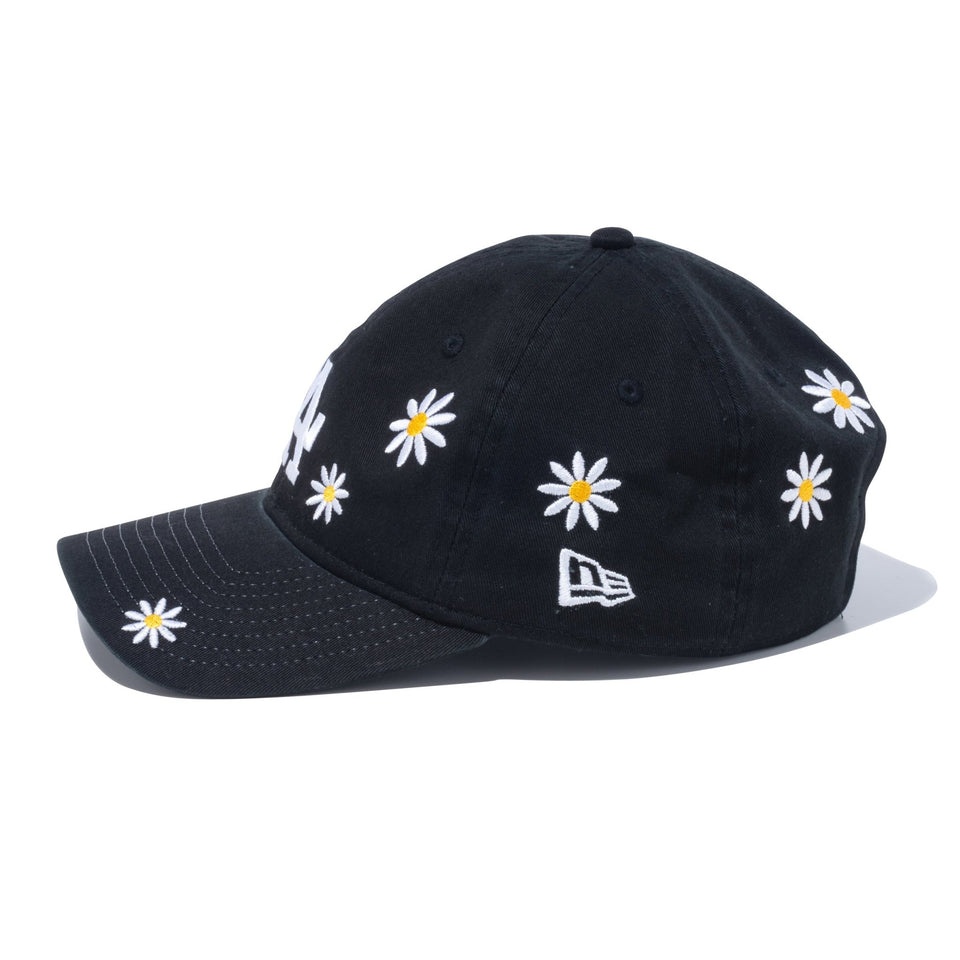 9TWENTY MLB Flower Embroidery ロサンゼルス・ドジャース ブラック - 13751094-OSFM | NEW ERA ニューエラ公式オンラインストア