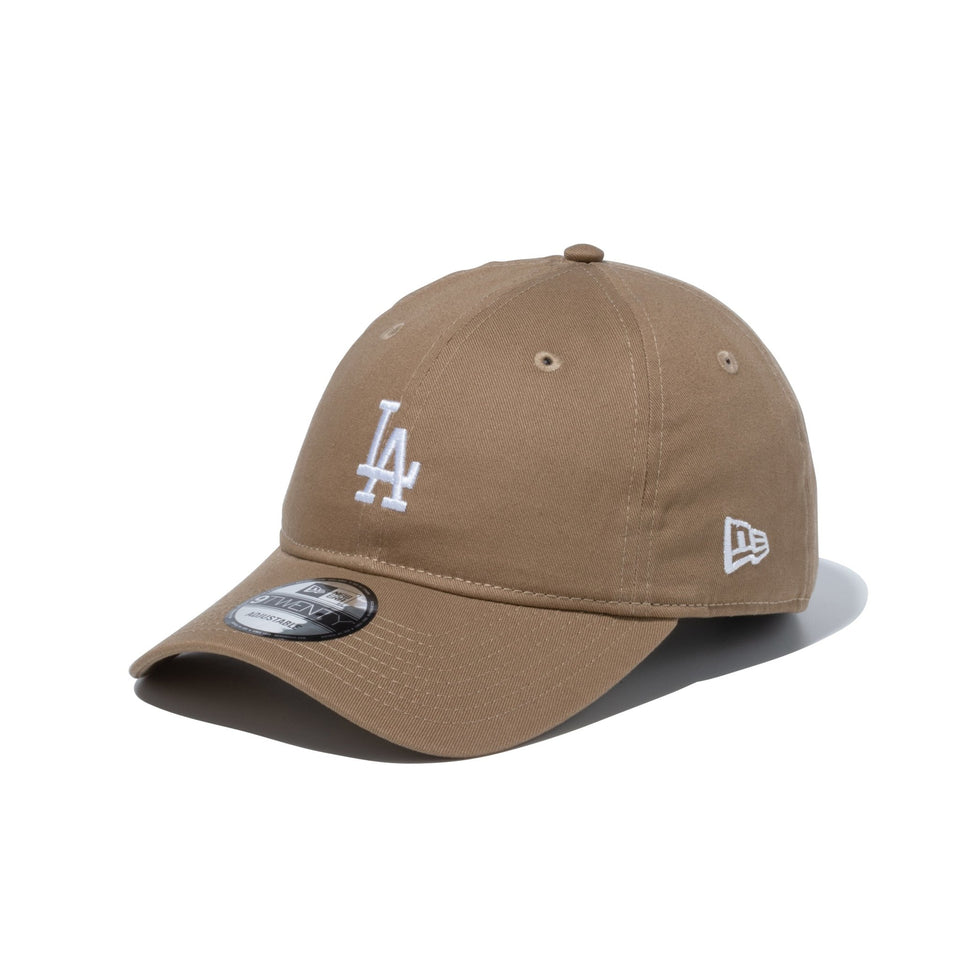 9TWENTY MLB Side Logo ロサンゼルス・ドジャース ミニロゴ カーキ 