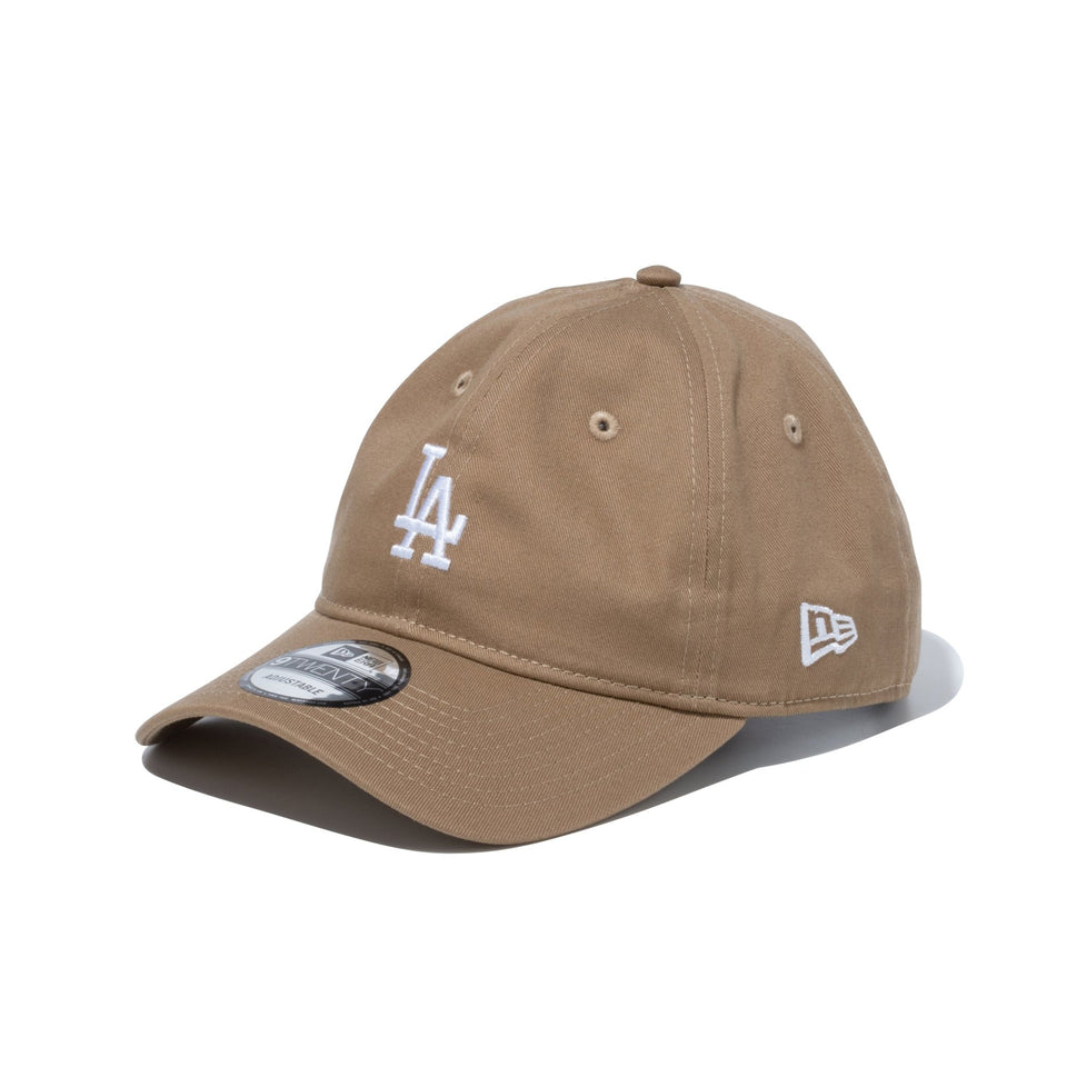 9TWENTY MLB Side Logo ロサンゼルス・ドジャース ミニロゴ カーキ 
