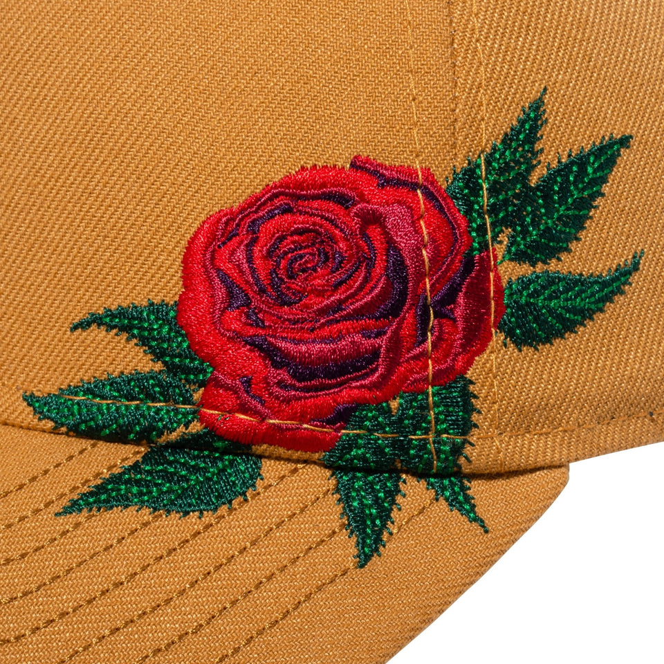 9TWENTY Rose Embroidery タン | ニューエラオンラインストア