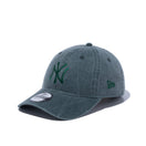 9TWENTY Washed Cotton ウォッシュドコットン ニューヨーク・ヤンキース ダークグリーン - 13328393-OSFM | NEW ERA ニューエラ公式オンラインストア