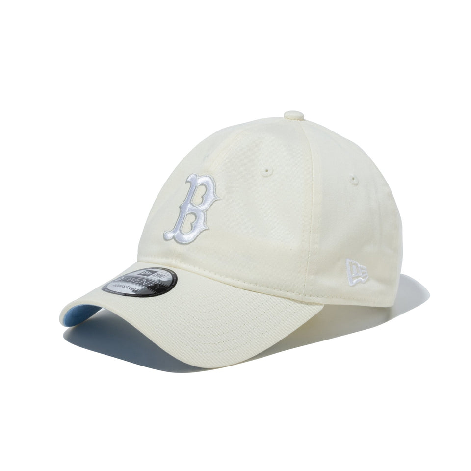 9TWENTY White Collection ボストン・レッドソックス ホワイト × ホワイト ライトブルーアンダーバイザー - 13542612-OSFM | NEW ERA ニューエラ公式オンラインストア