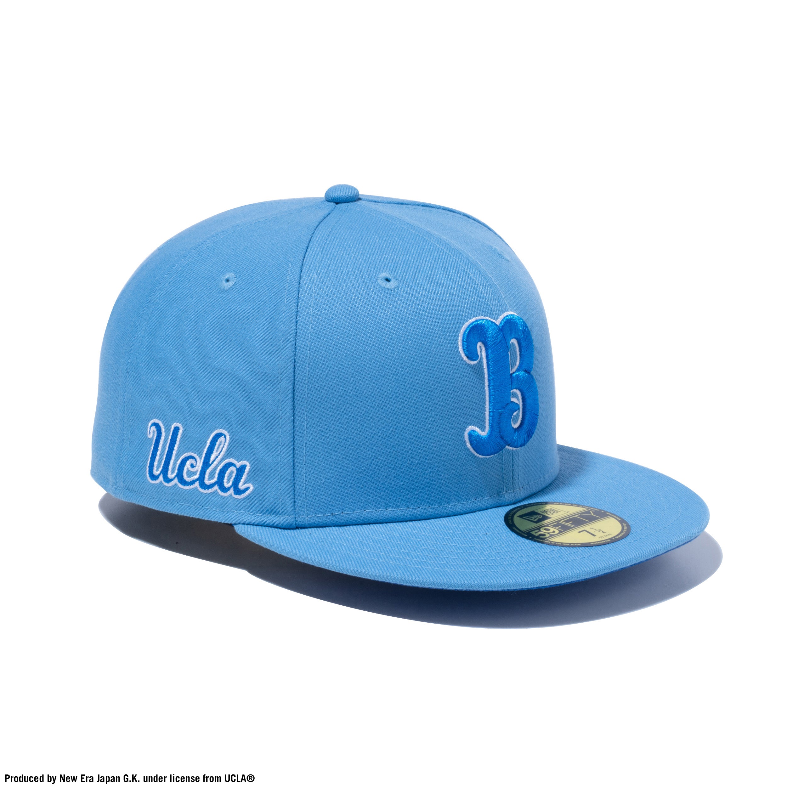 59FIFTY UCLA Bロゴ スカイブルー × マリンブルー スノーホワイト