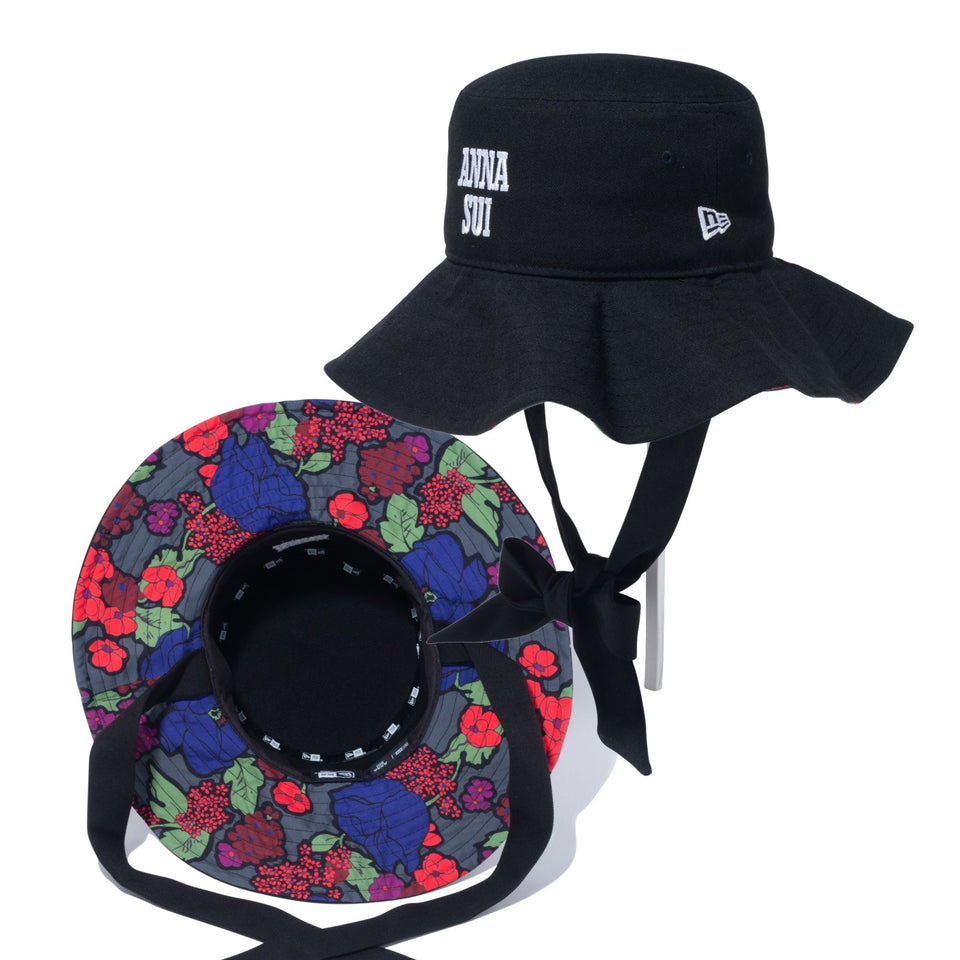 New Era】アドベンチャー ワイドブリム ANNA SUI ブラック-