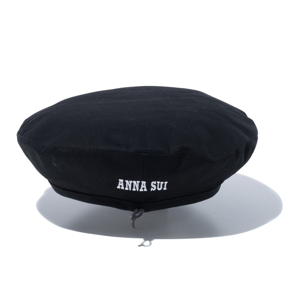 ベレー Beret ANNA SUI アナ スイ バタフライパッチブラック