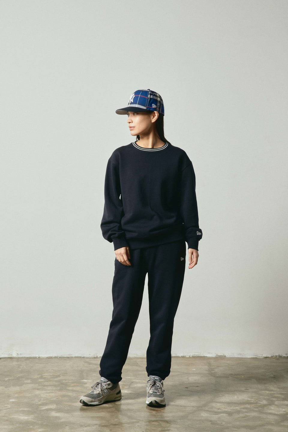 裏毛 スウェットパンツ BLACK LABEL SS23 ネイビー | ニューエラ