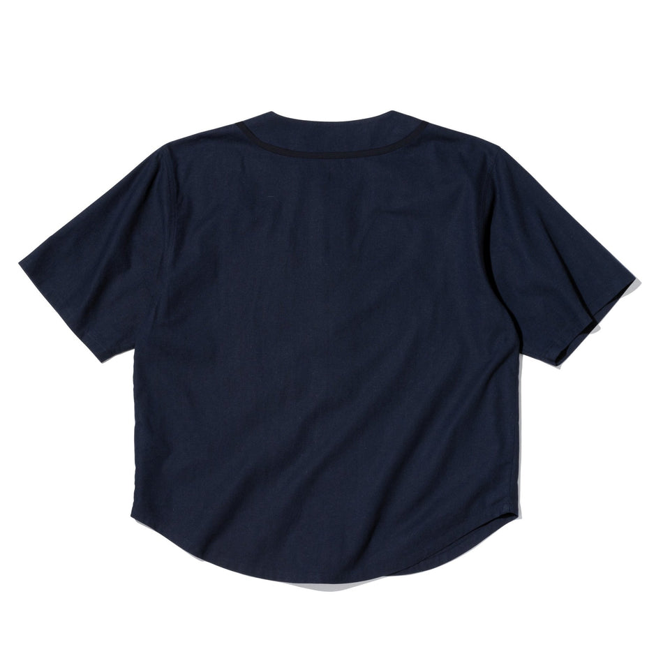 半袖 ベースボールシャツ BLACK LABEL SS23 ネイビー | ニューエラ