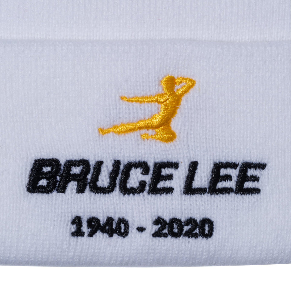 ベーシック カフニット Bruce Lee 生誕80周年 ブルース・リー キック ホワイト × ブラック - 12651364-OSFM | NEW ERA ニューエラ公式オンラインストア