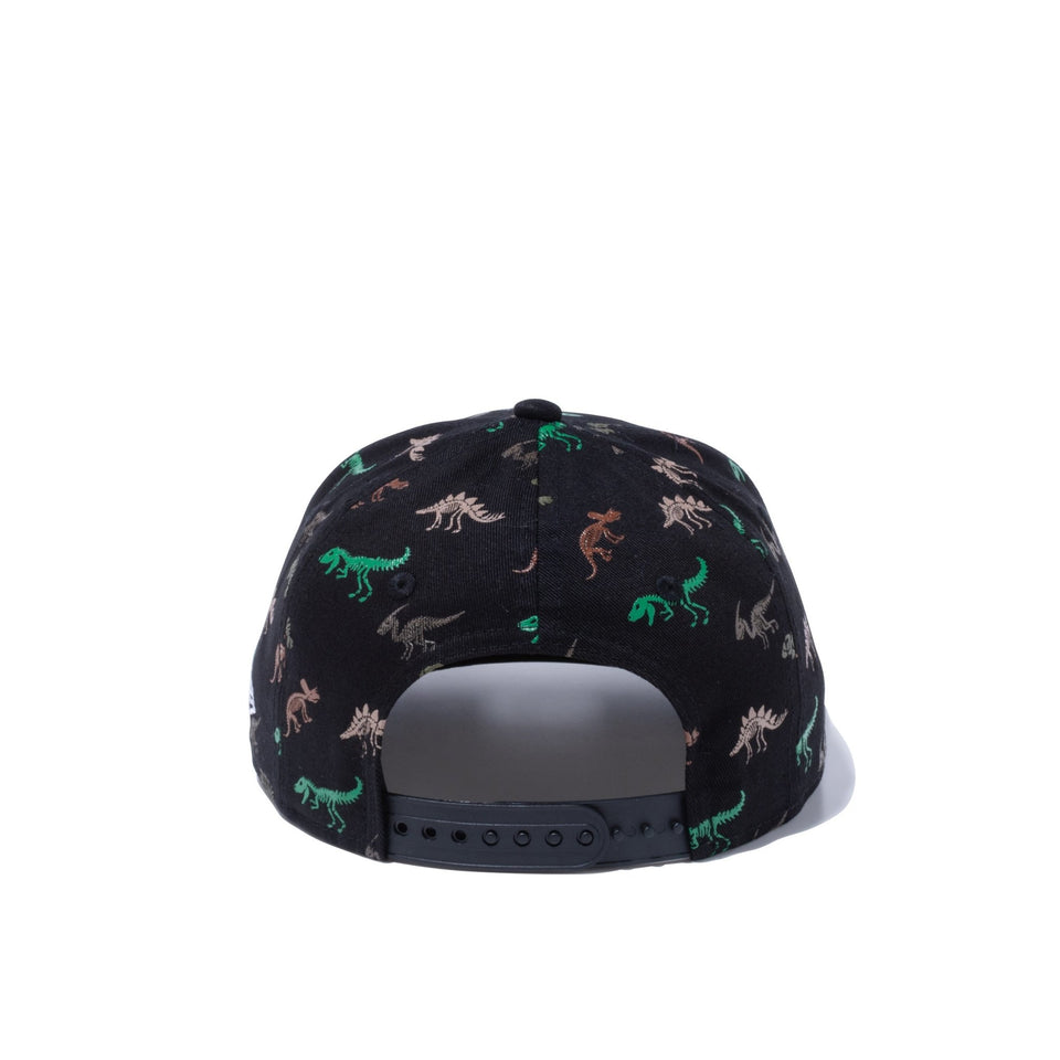 Child 9FIFTY ダイナソー ブラック オールオーバープリント - 12854494-CHLD | NEW ERA ニューエラ公式オンラインストア