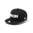 Child 9FIFTY ワードマークロゴ ブラック × ホワイト - 13552048-CHLD | NEW ERA ニューエラ公式オンラインストア