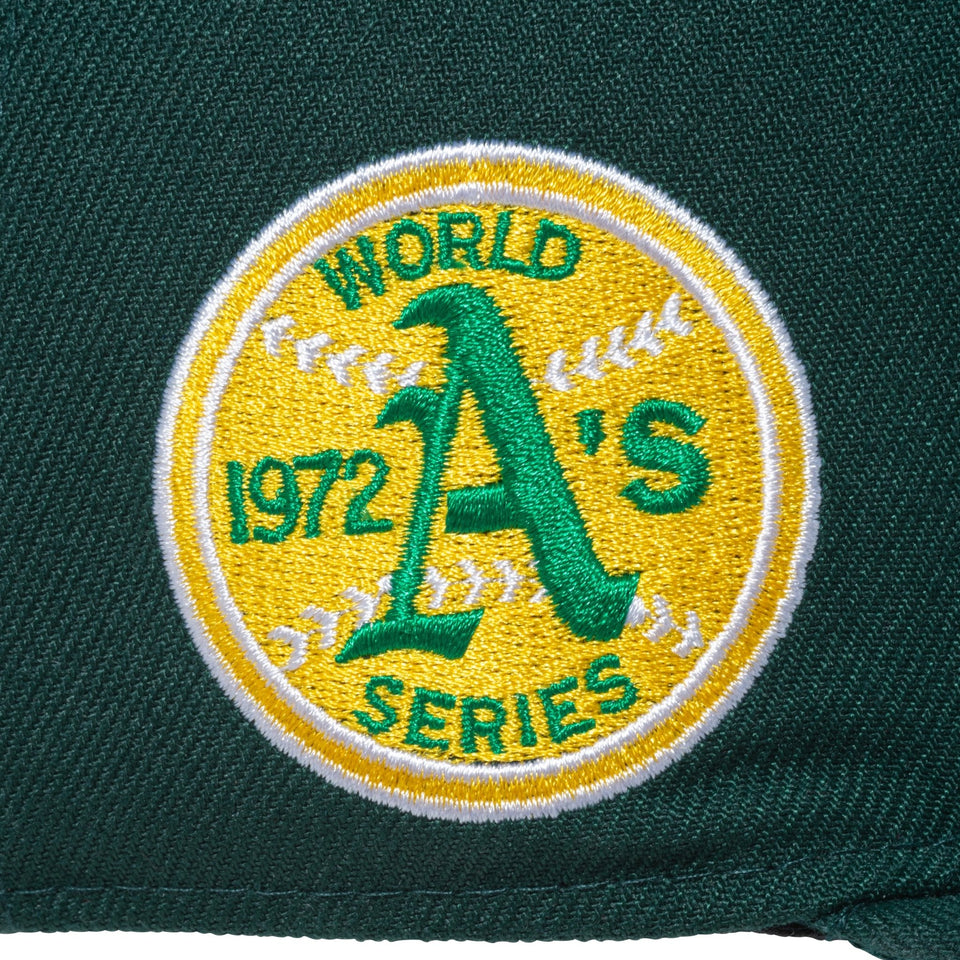 Child 9FIFTY MLB Side Patch オークランド・アスレチックス ダーク