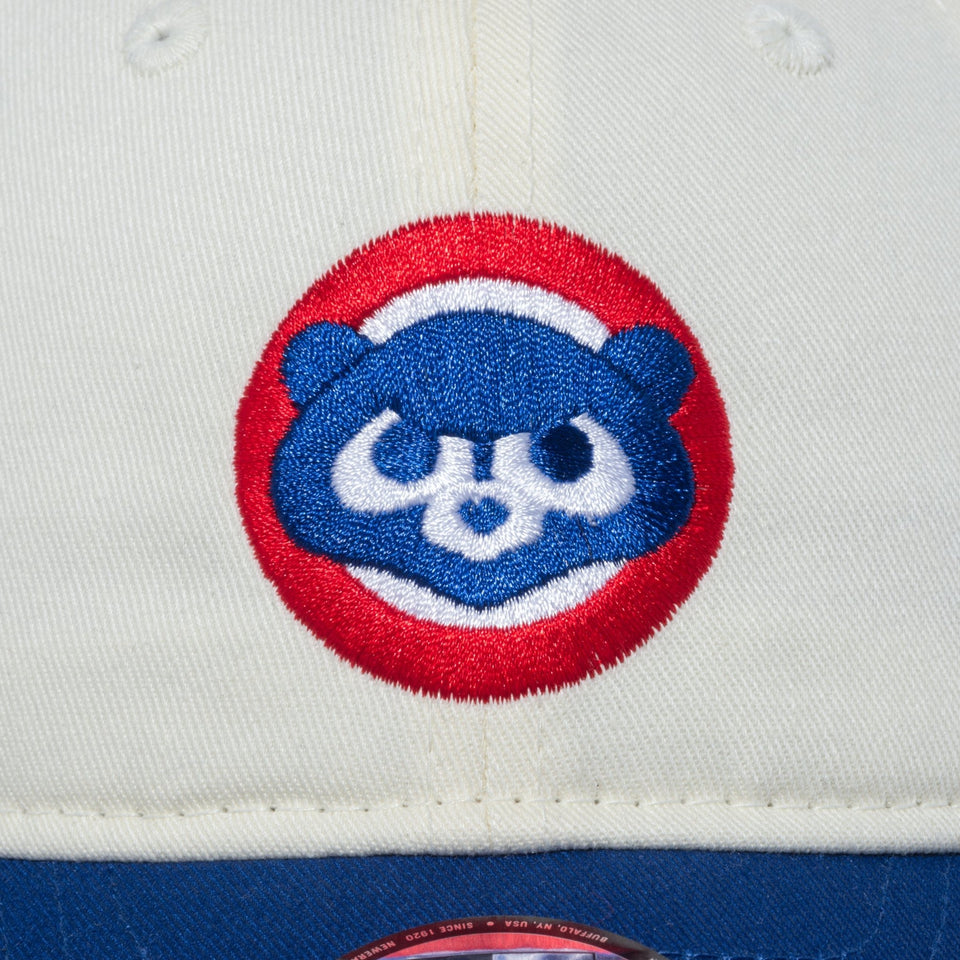 Child 9TWENTY MLB 2-Tone シカゴ・カブス クロームホワイト ライトネイビーバイザー - 13763042-CHLD | NEW ERA ニューエラ公式オンラインストア